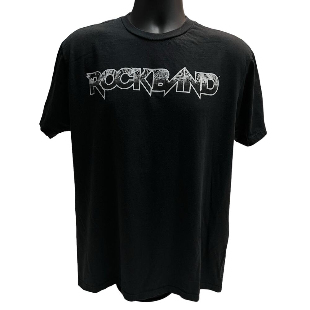 Vintage‎ Rock Band Video game Black T-Shirt  Size XL